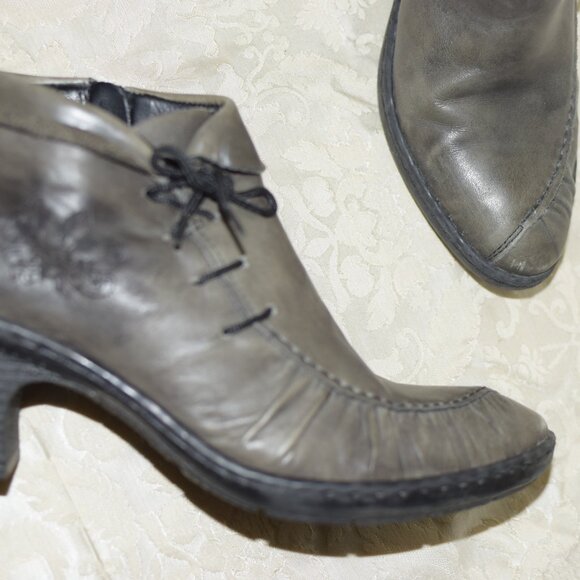 Rieker Leather Anti Stress Green Ankle Boots Sz 7.5 - Picture 5 of 9